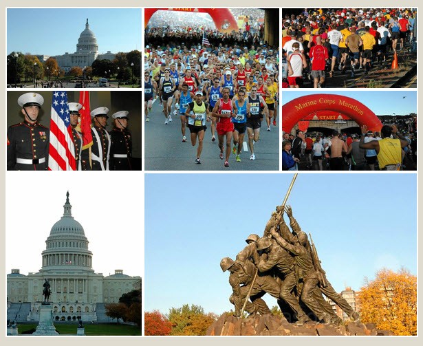 MCM 2011 340.JPG - The 36th Marine Corp Marathon in Washington DC was run on October 30, 2011. My first Marine Corp, and my second full marathon.